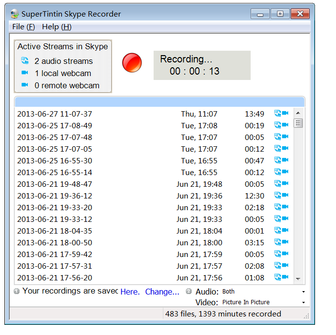 call recorder for skype pc